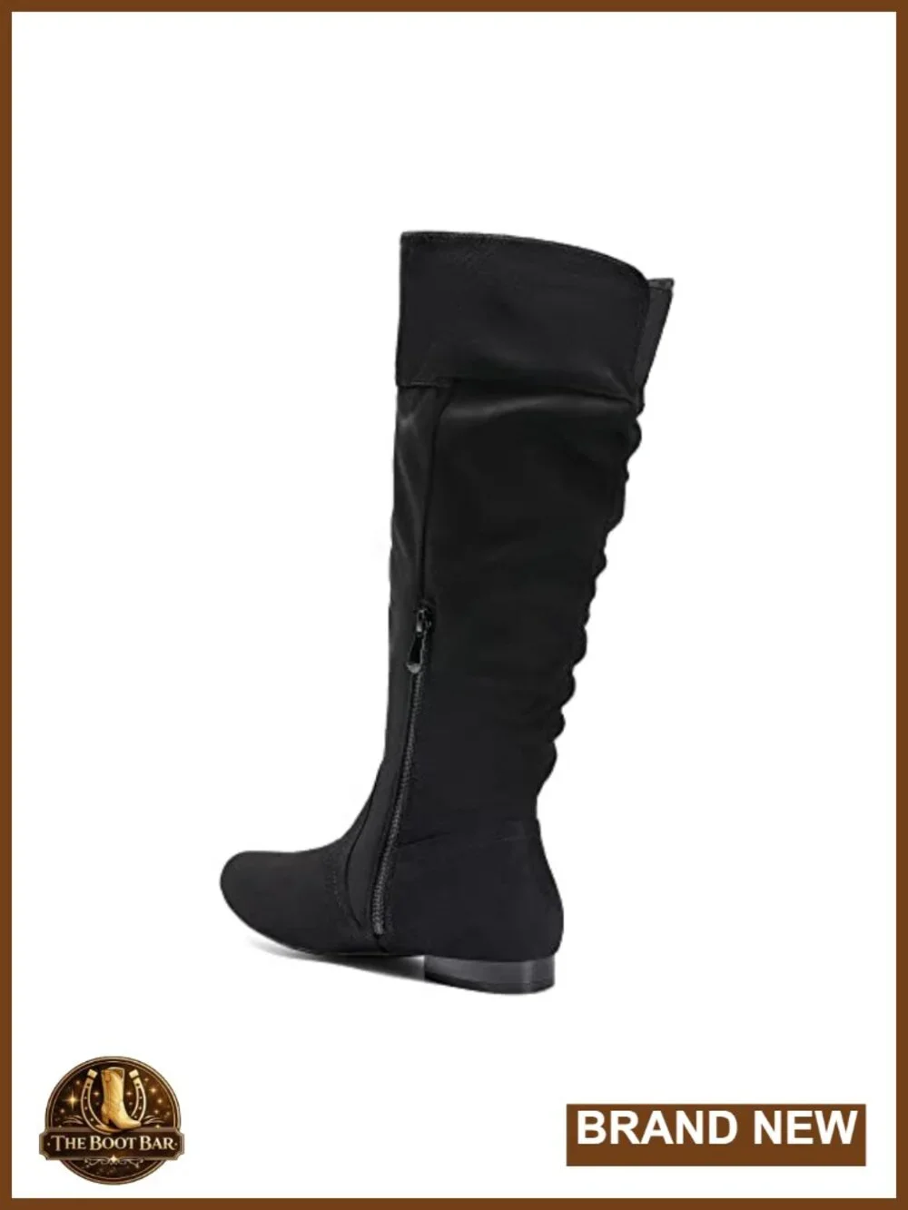 Wide Calf Knee High Faux Suede Boots